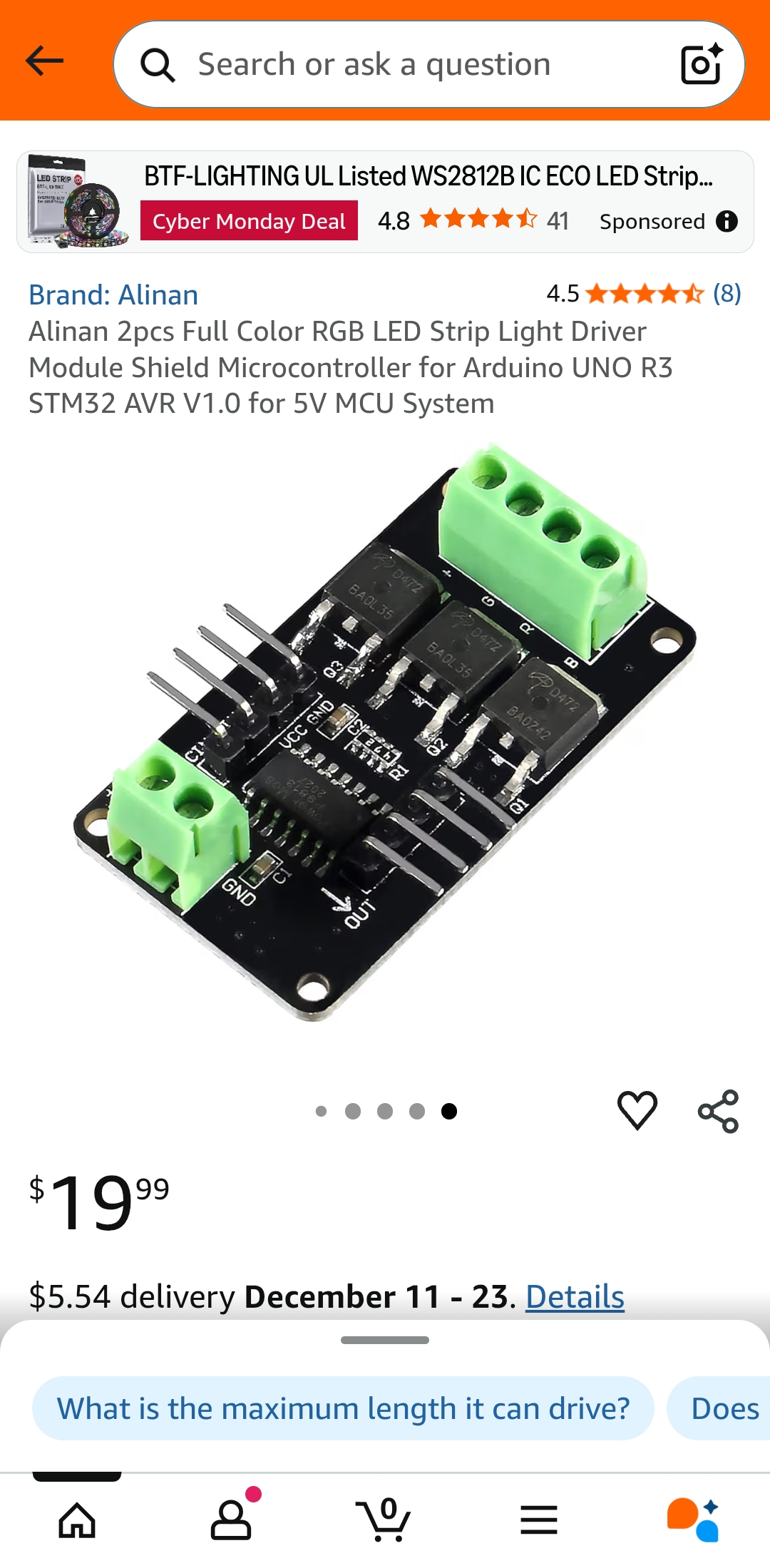 Research about possible drivers and the need for one or not. Can have integrated ones. Arduino board already handle this function unless board is not used.